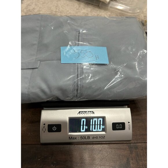 Van Heusen Light Blue Pleated Front Mens Shorts Size 38 100% Polyester Made In T - Picture 9 of 9